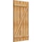 Ekena Millwork Joined Board-n-Batten Shutters w/Z-Bar, Rough Sawn Western Red Cedar, 26 7/8W x 49H, PR RBJ06Z26X049RWR - alternate 3